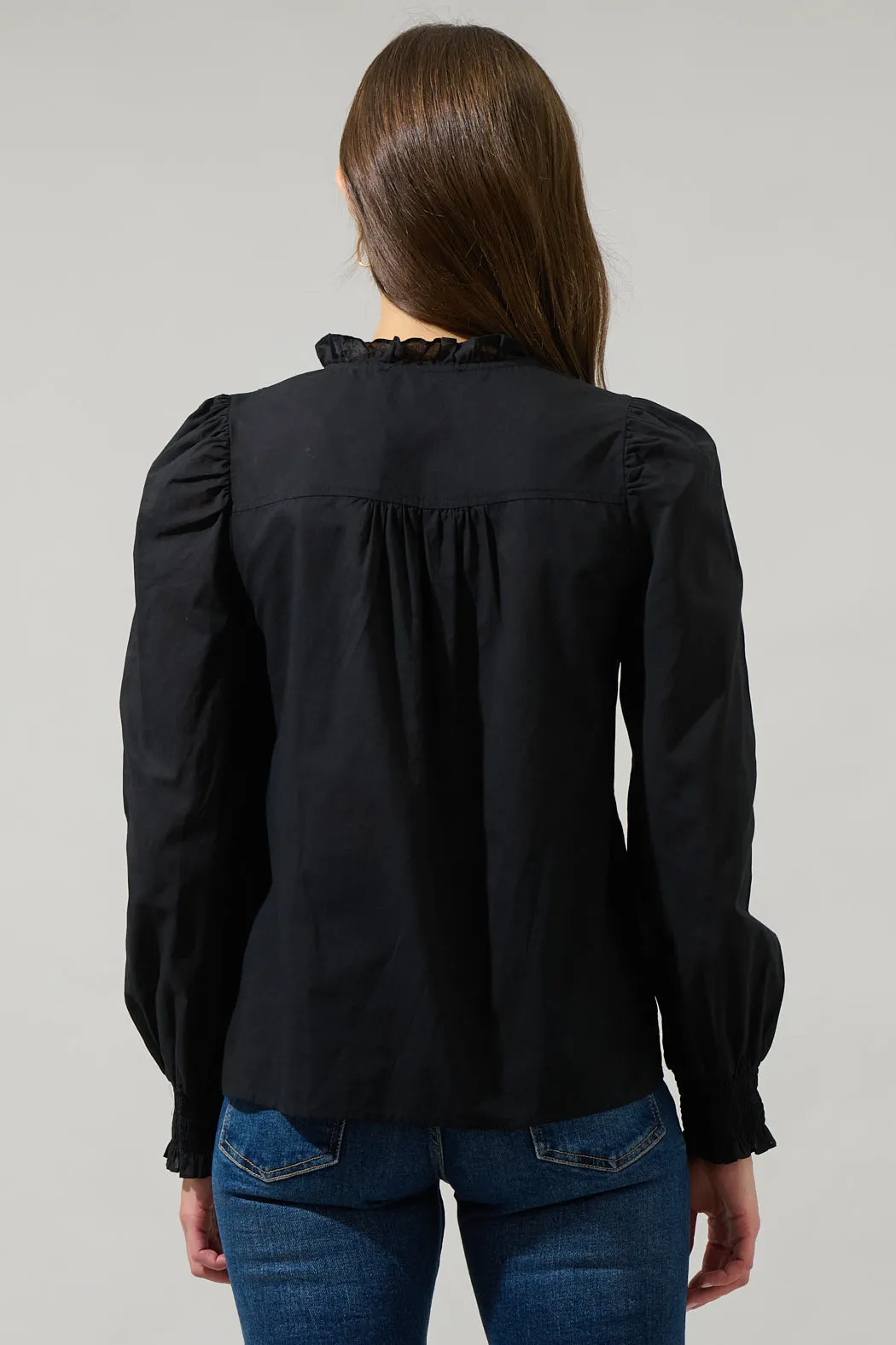 Garland Long Sleeve Ruffle Top sold by Sugarlips product image thumbnail 2