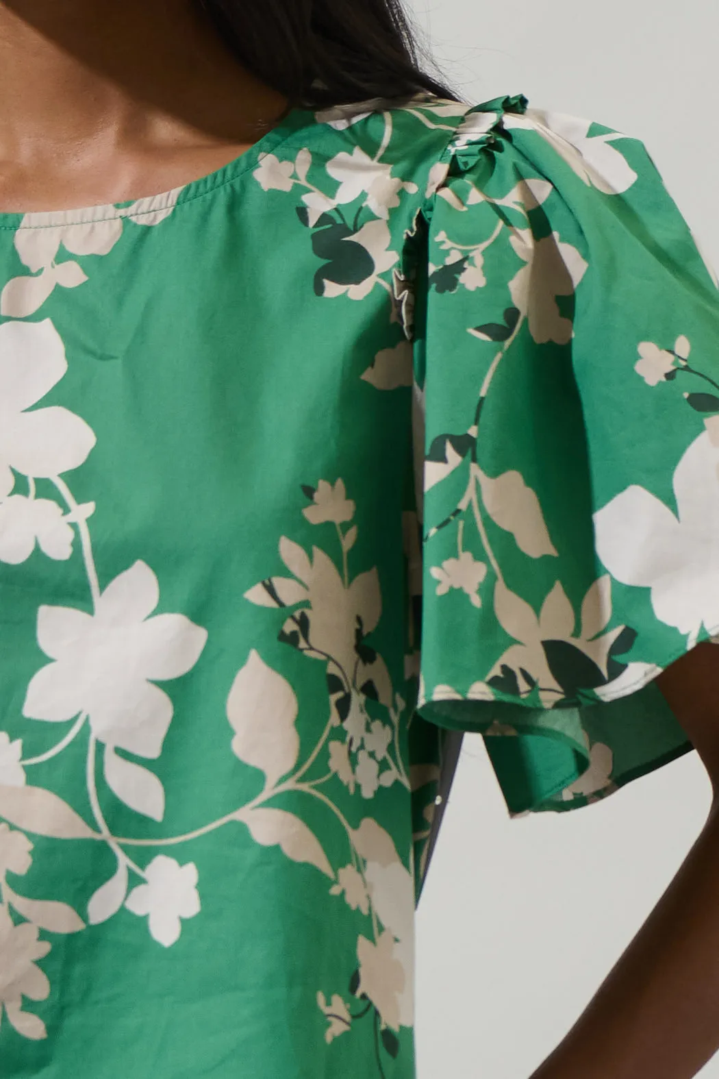 Nora Floral Tune Puff Sleeve Top sold by Sugarlips product image thumbnail 5