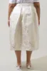 Lola Jacquard Pleated Midi Skirt Curve sold by Sugarlips