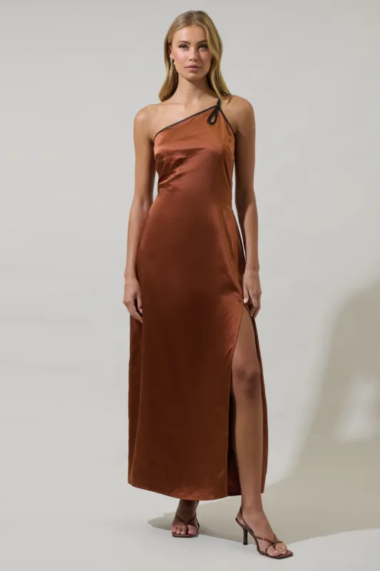 Maurice Open Back Slit Maxi Dress sold by Sugarlips