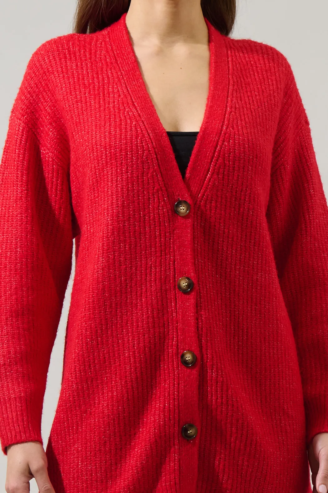 Tahlia Ribbed Oversized Cardigan sold by Sugarlips product image thumbnail 5