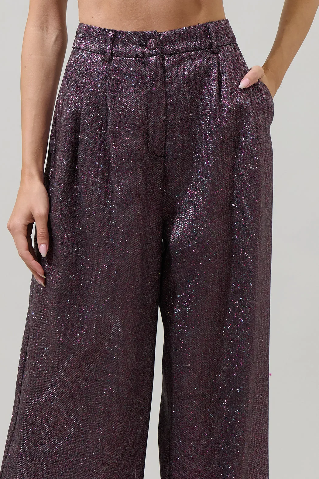 Ashton Glitter Adriella Wide Pants sold by Sugarlips product image thumbnail 5