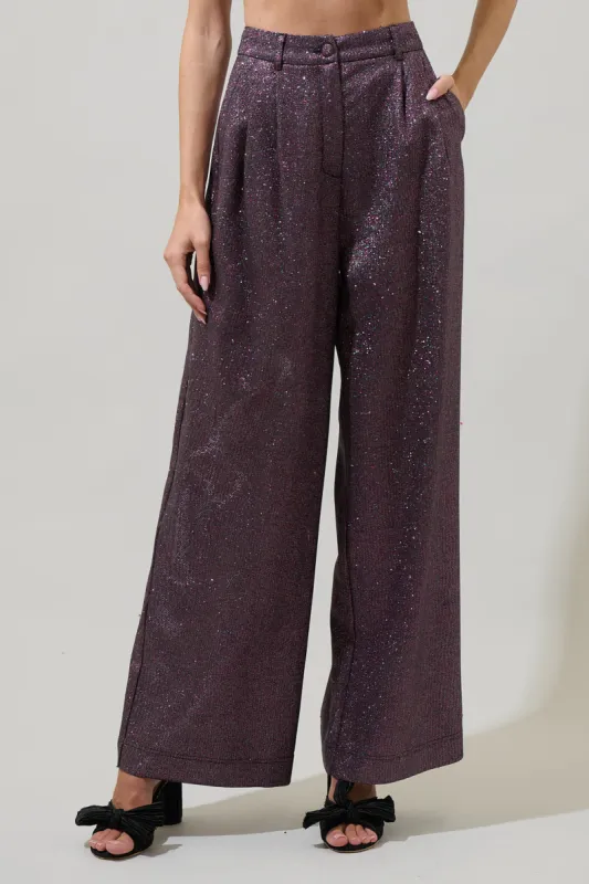Ashton Glitter Adriella Wide Pants sold by Sugarlips
