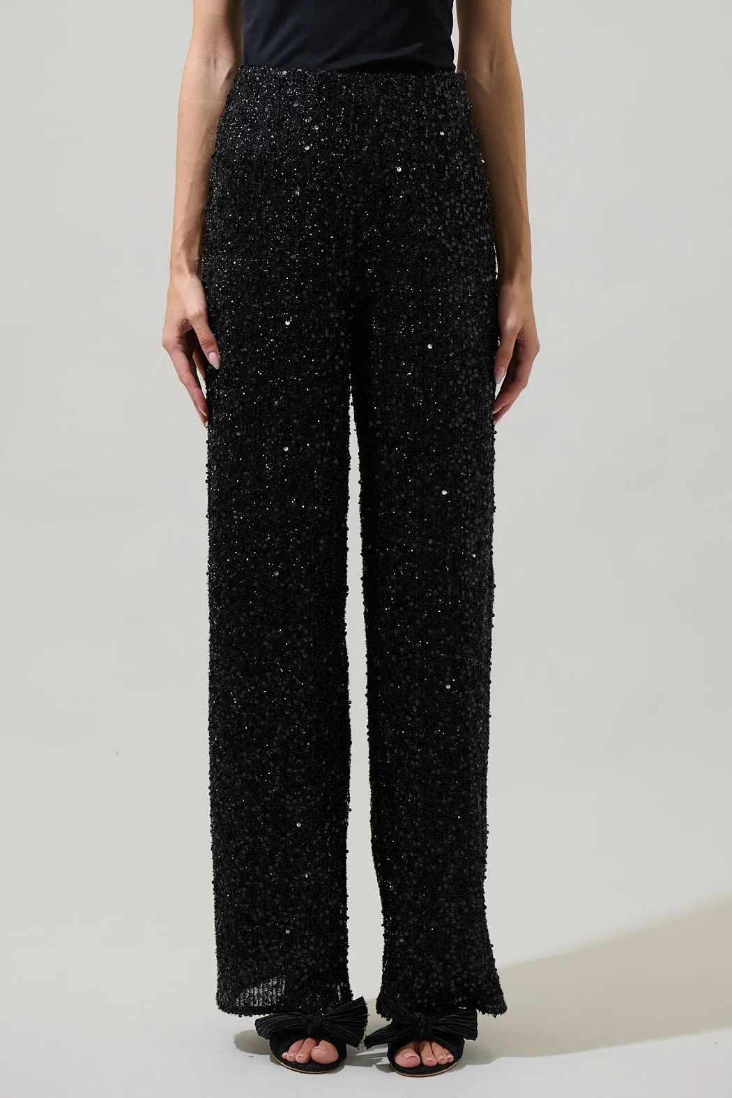 Katy Sequin Friday Nights High Waisted Pants sold by Sugarlips