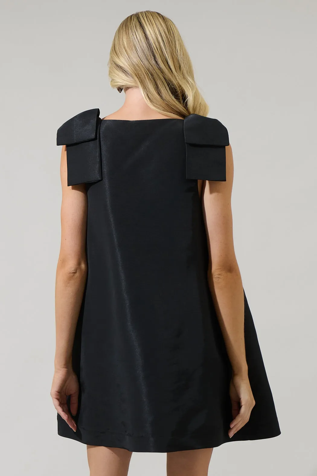 Alani Bow Trapeze Mini Dress sold by Sugarlips product image thumbnail 2