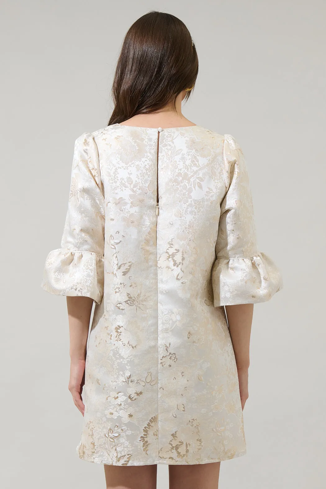 Lola Jacquard Aria Shift Mini Dress sold by Sugarlips product image thumbnail 2