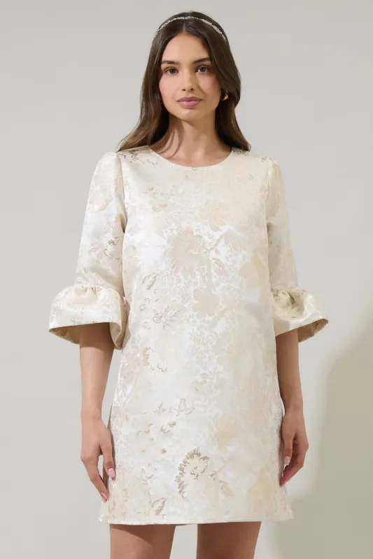 Lola Jacquard Aria Shift Mini Dress sold by Sugarlips