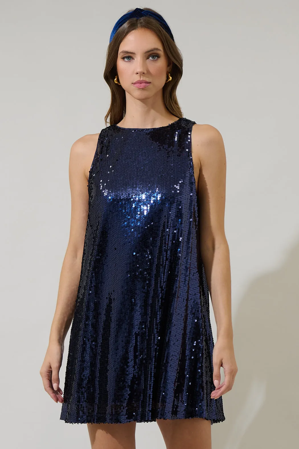 Liviana Sequin Sleeveless Mini Dress sold by Sugarlips