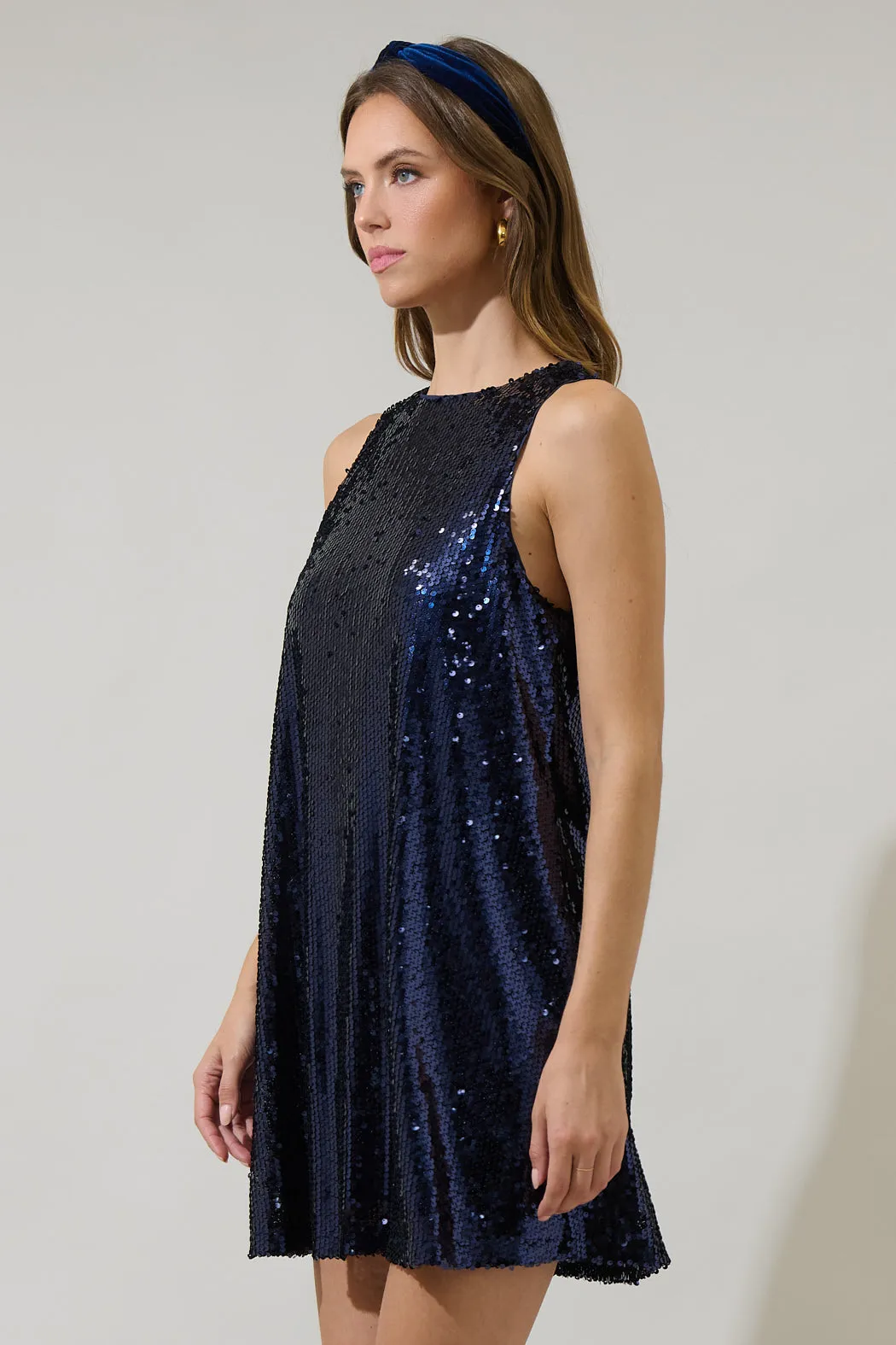 Liviana Sequin Sleeveless Mini Dress sold by Sugarlips product image thumbnail 3