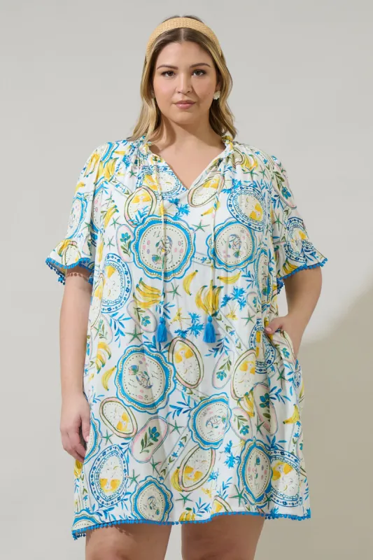 Harvest Island Darcie Shift Dress Curve sold by Sugarlips