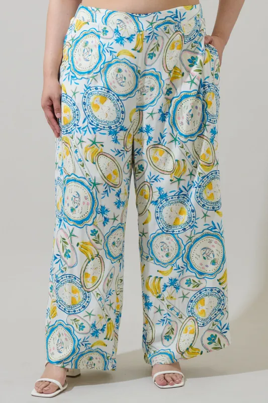 Harvest Island Elena Wide Leg Pants Curve sold by Sugarlips