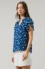 Elodie Dot Montie Ruffle Tie Neck Blouse sold by Sugarlips