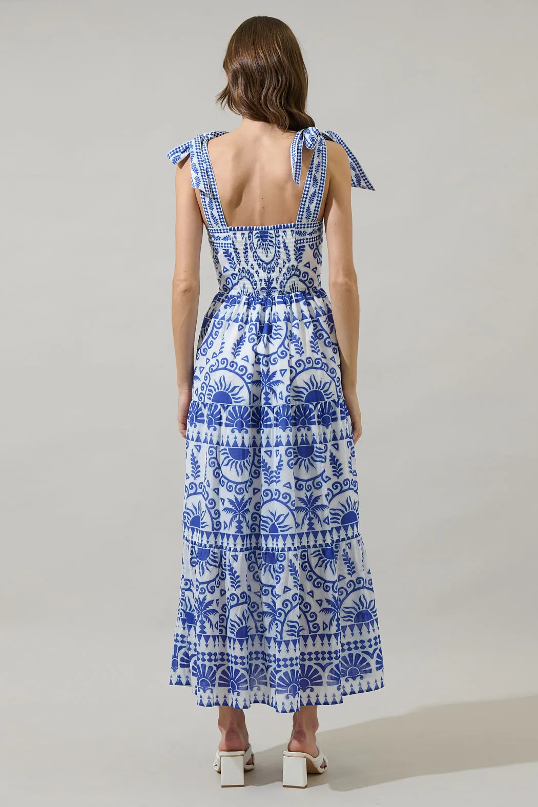 Rivera Tropics Emely Tiered Maxi Dress sold by Sugarlips product image thumbnail 2