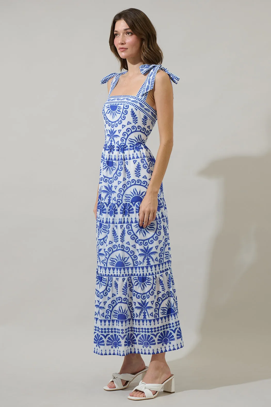 Rivera Tropics Emely Tiered Maxi Dress sold by Sugarlips product image thumbnail 3