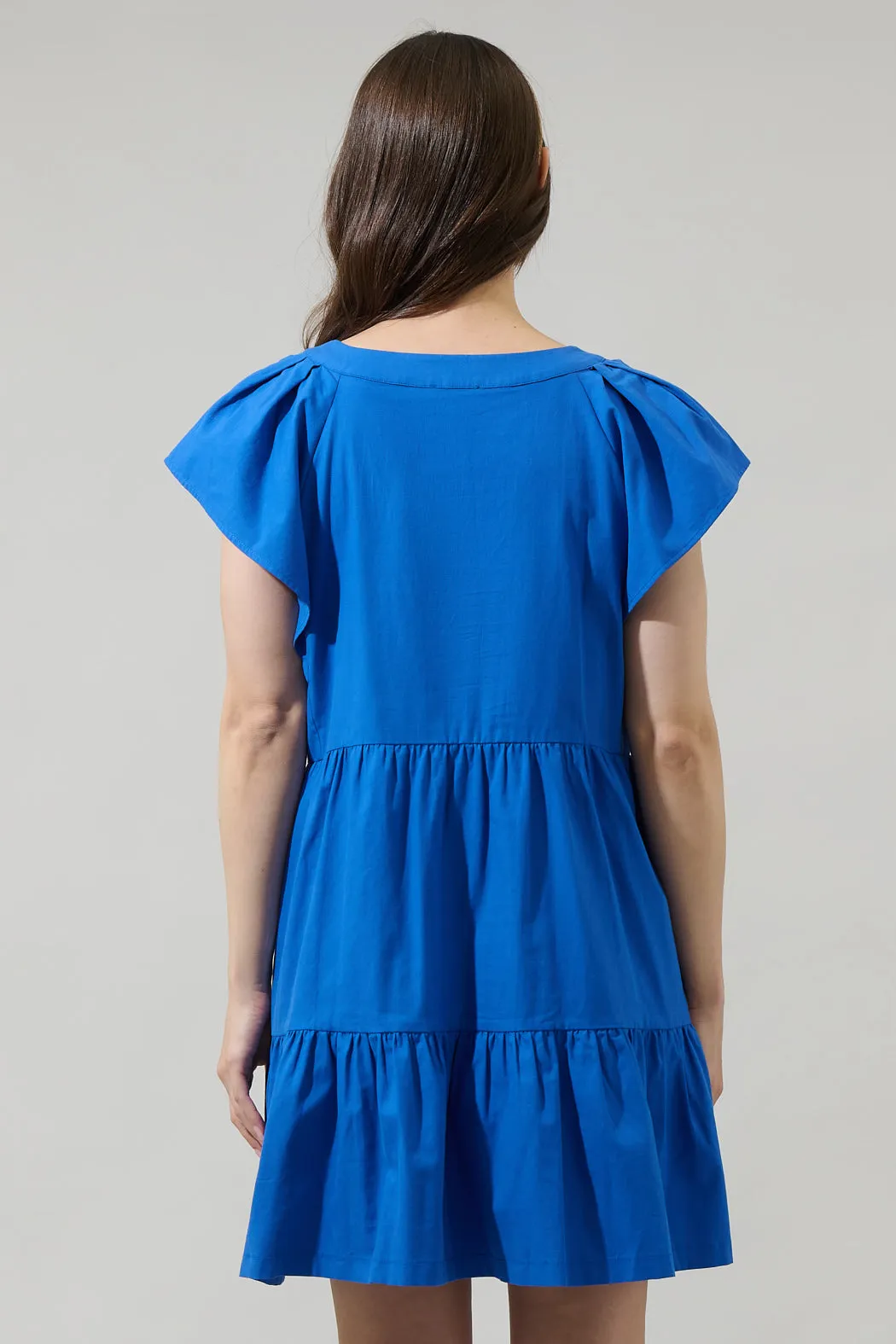 Asarya Tiered Shift Mini Dress sold by Sugarlips product image thumbnail 2