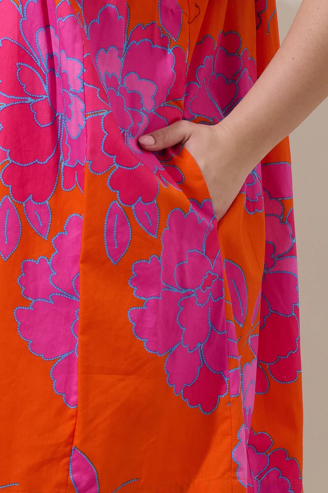 Nalani Floral Lovel Shift Mini Dress Curve sold by Sugarlips product image thumbnail 5