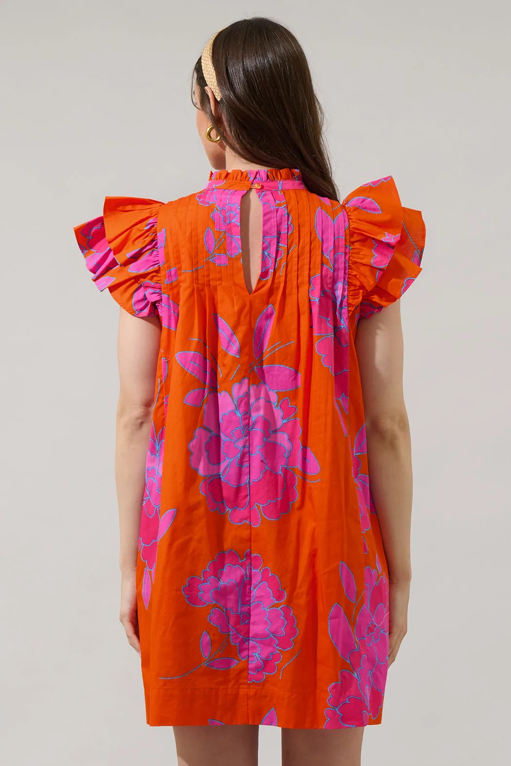 Nalani Floral Lovel Shift Mini Dress sold by Sugarlips product image thumbnail 3