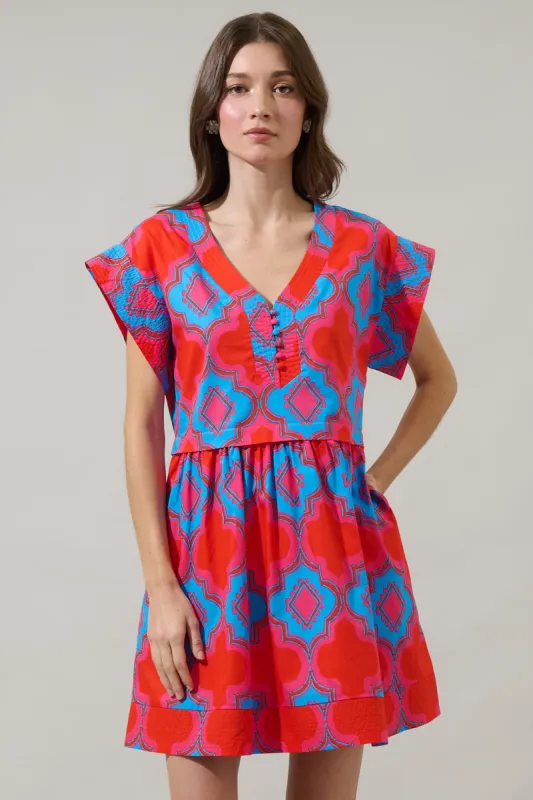 Devany Jolene Trapeze Mini Dress sold by Sugarlips