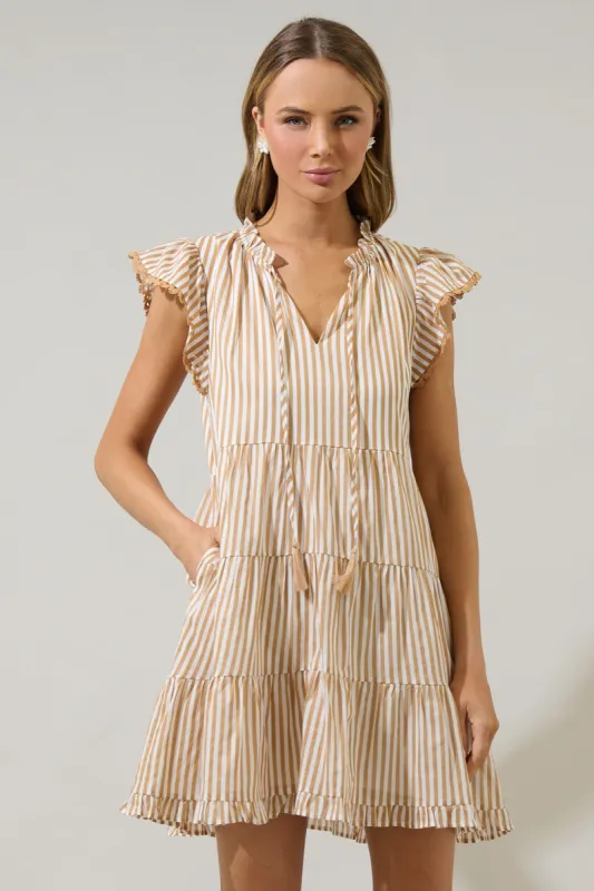 Dream State Striped Yodi Shift Mini Dress sold by Sugarlips