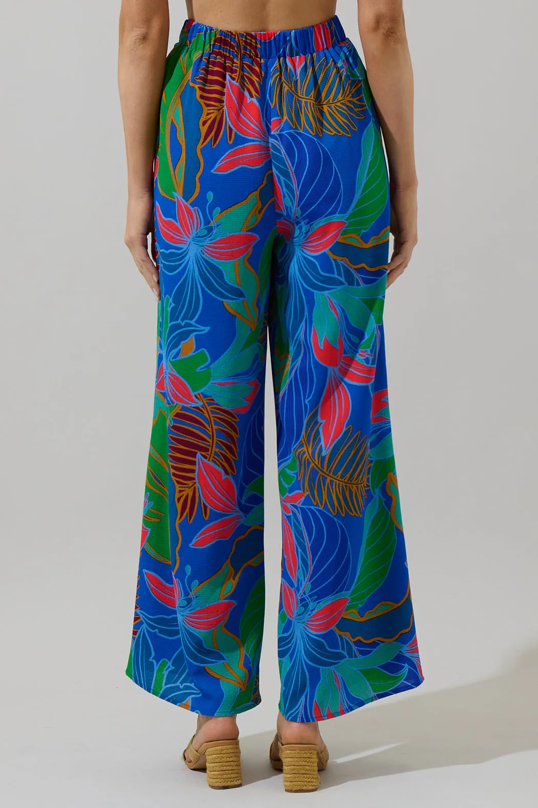 Malton Tropical Elena Floral Wide Leg Pants sold by Sugarlips product image thumbnail 2