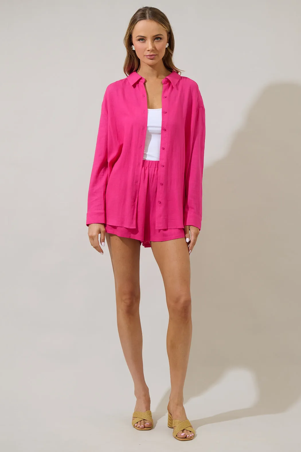 Clermont Sugarbag Linen Shorts sold by Sugarlips product image thumbnail 4