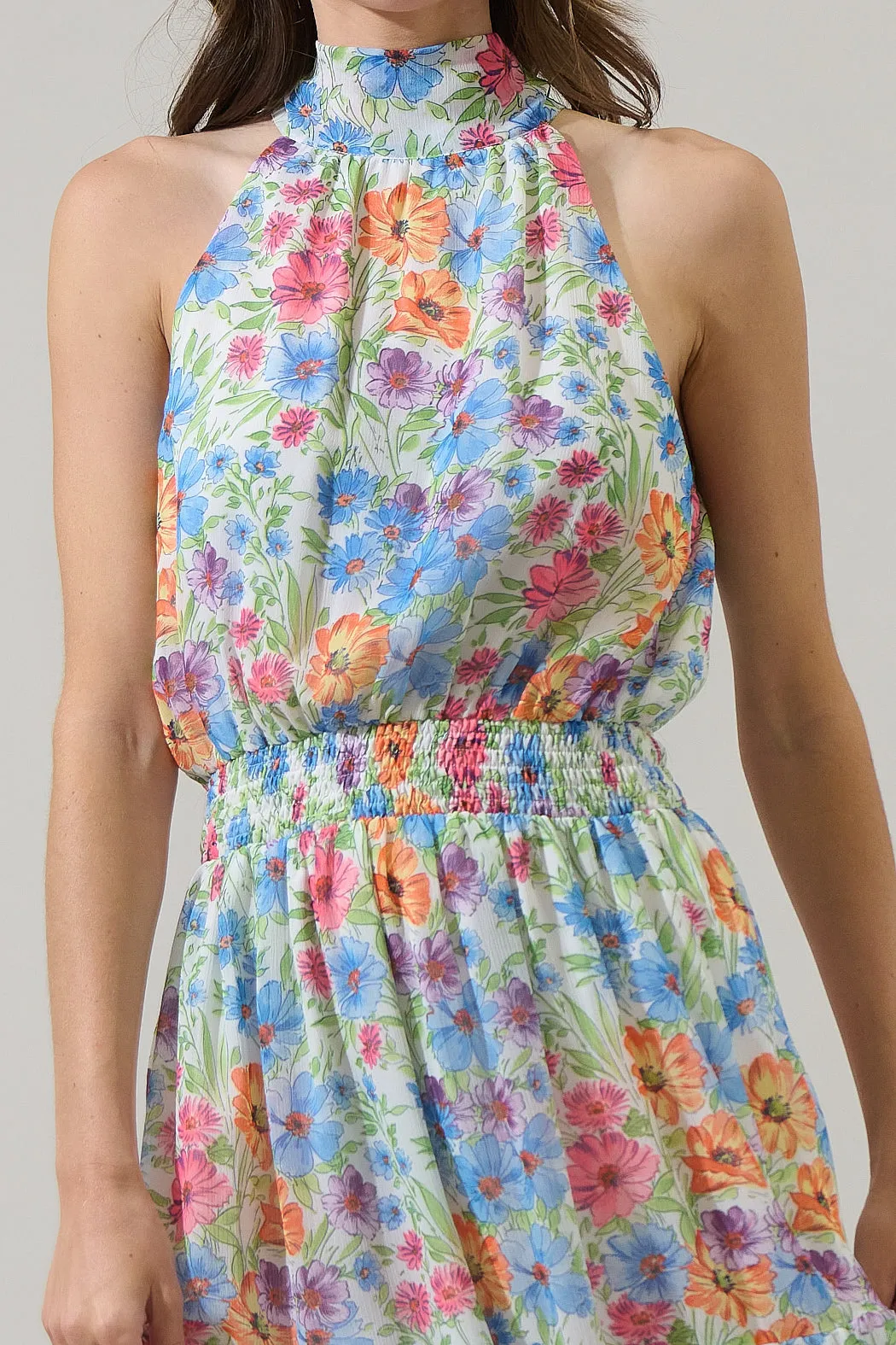 Ezia Garden Jetter Halter Maxi Dress sold by Sugarlips product image thumbnail 4