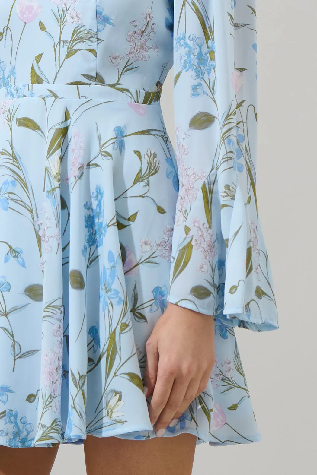 Leida Floral Yara Flare Mini Dress sold by Sugarlips product image thumbnail 5