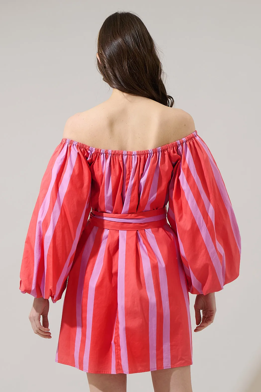 Livia Striped Zera Mini Dress sold by Sugarlips product image thumbnail 2