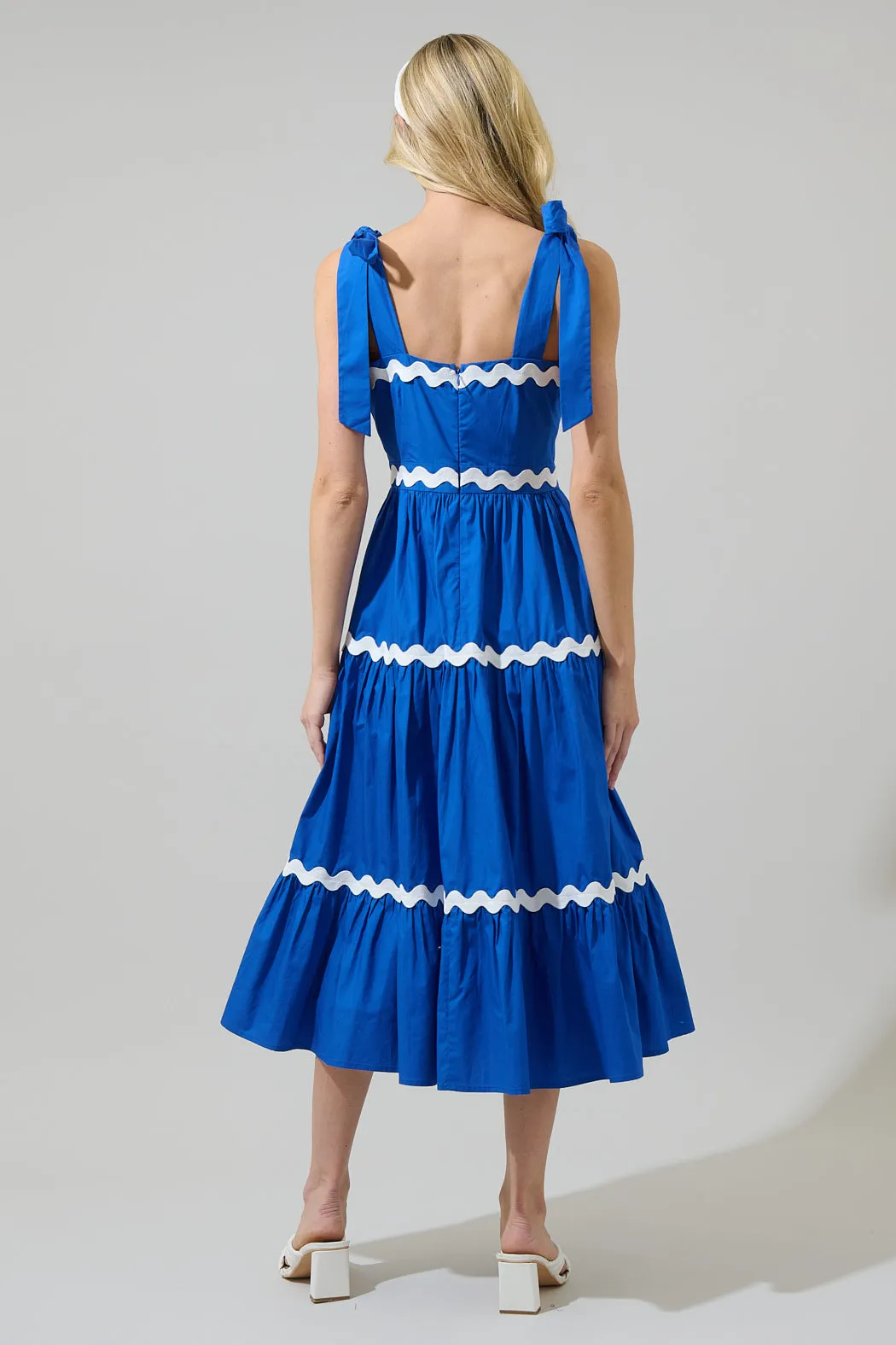 Edith Tiered Midi Dress sold by Sugarlips product image thumbnail 2