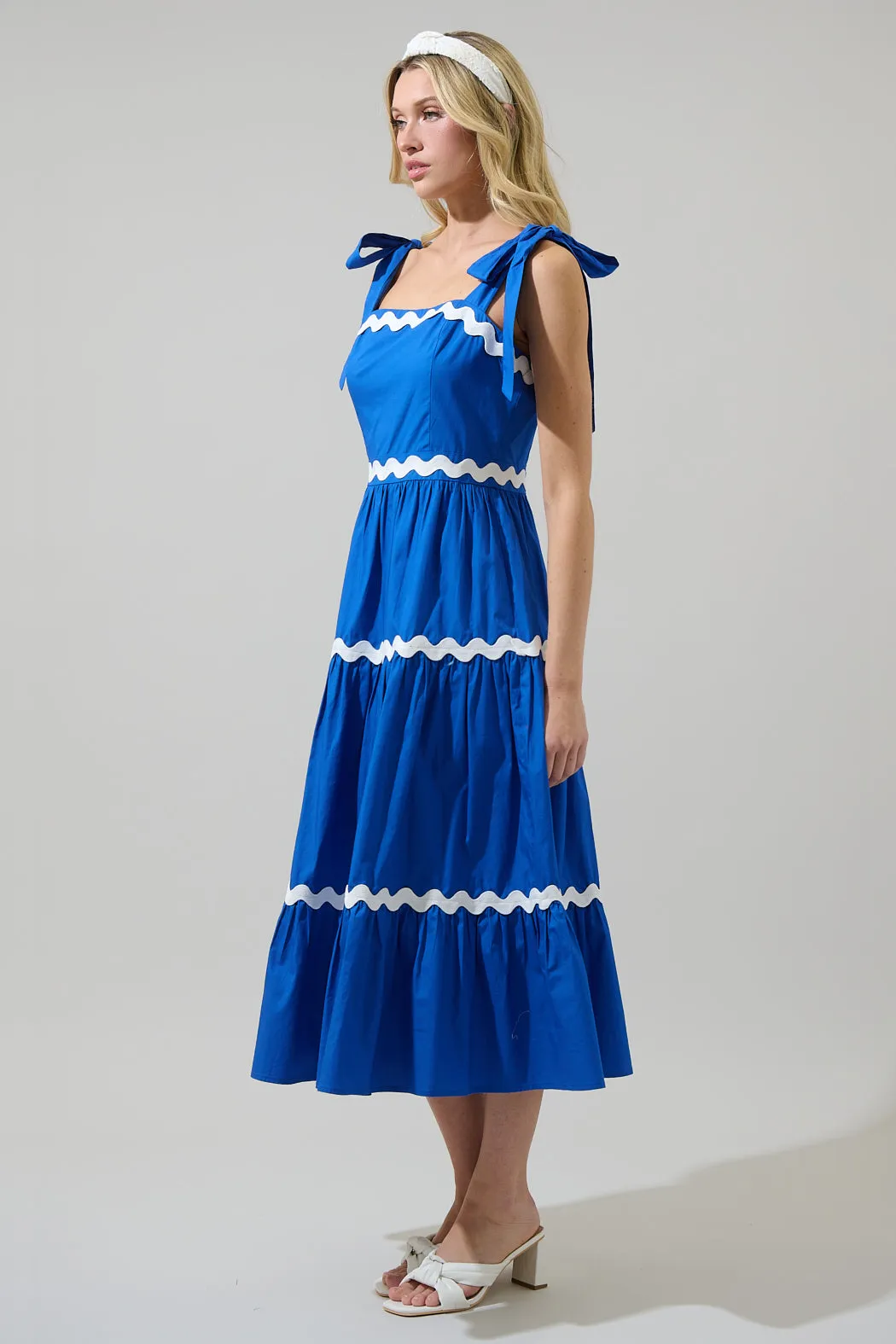 Edith Tiered Midi Dress sold by Sugarlips product image thumbnail 3