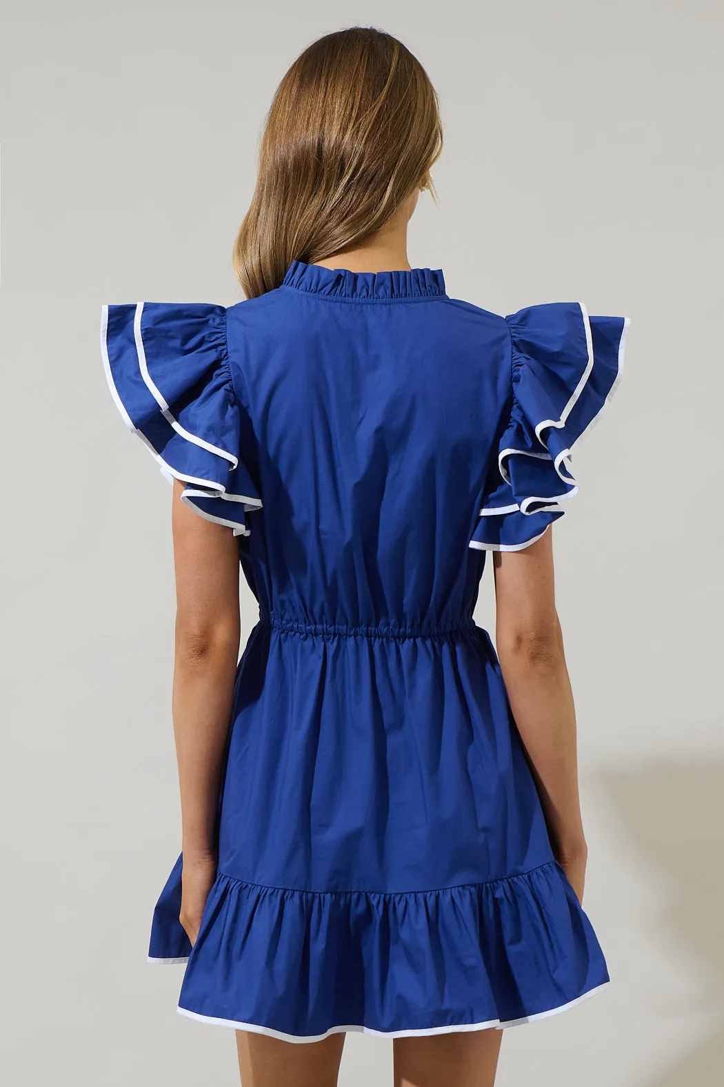 Alina Ruffle Shift Mini Dress sold by Sugarlips product image thumbnail 2