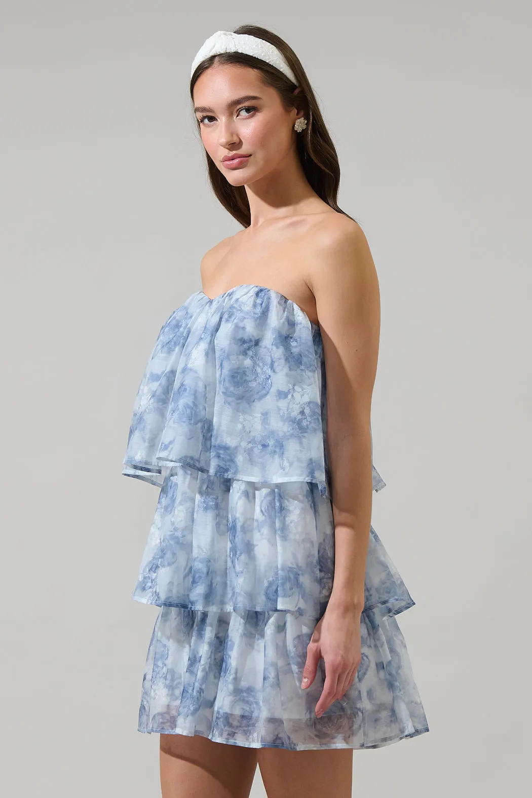 Denny Strapless Organza Dress sold by Sugarlips product image thumbnail 3