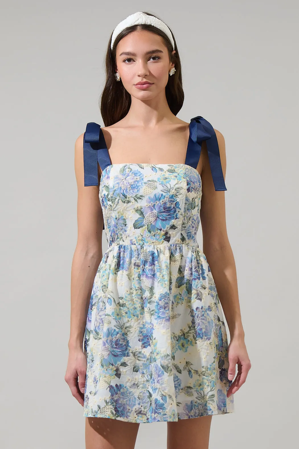 Zaidy Eyelet Nidia Mini Dress sold by Sugarlips