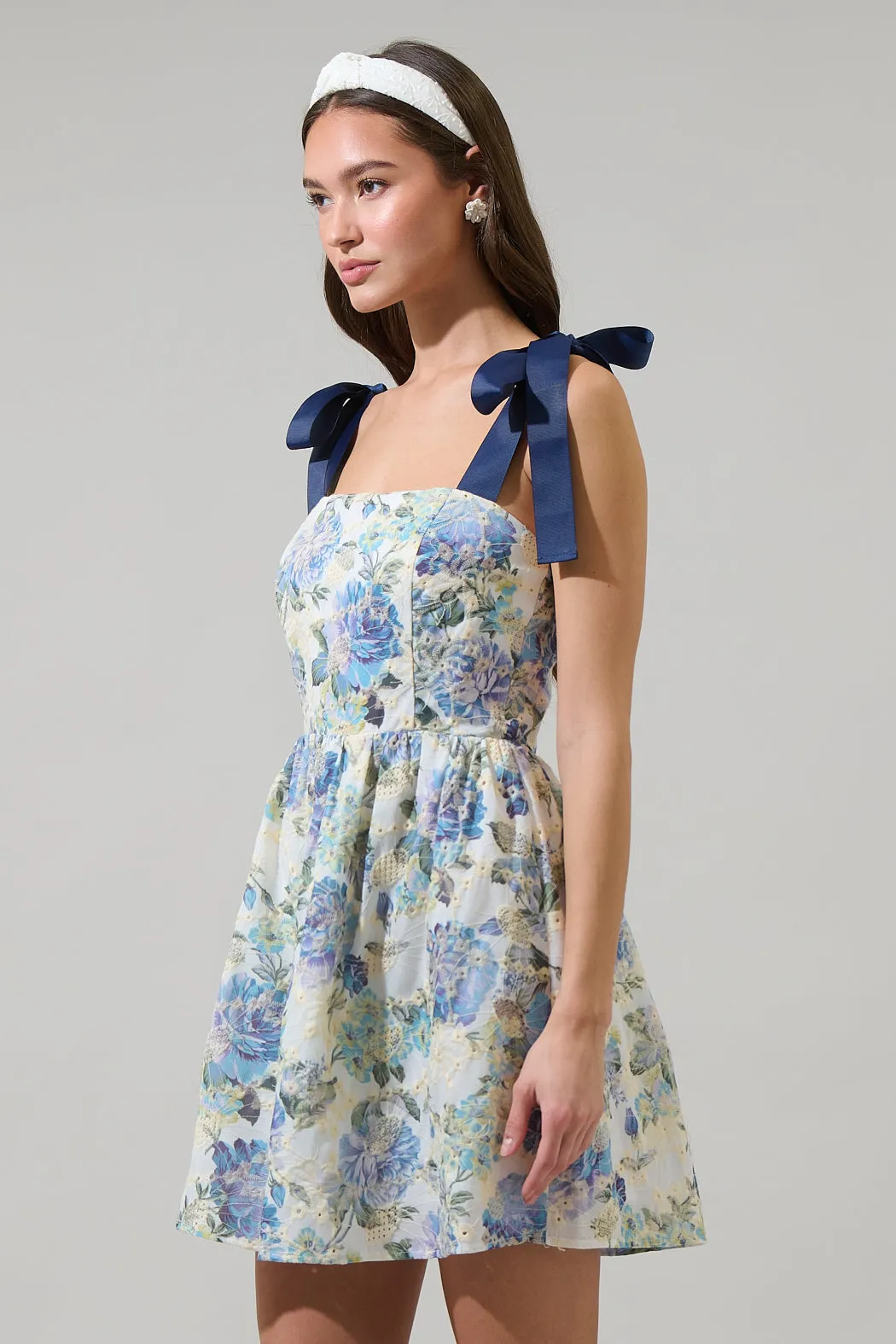 Zaidy Eyelet Nidia Mini Dress sold by Sugarlips product image thumbnail 3