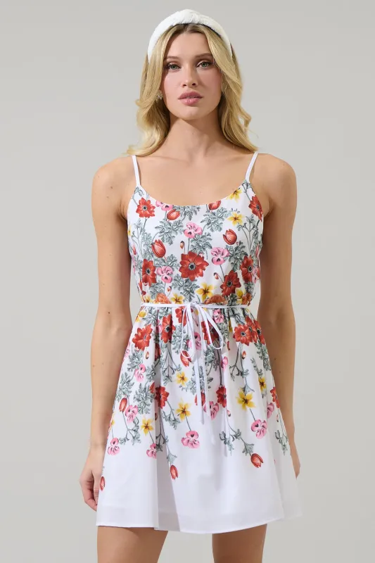 Mave Floral Mini Dress sold by Sugarlips
