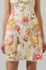 Zury Floral Katey Smocked Mini Dress sold by Sugarlips