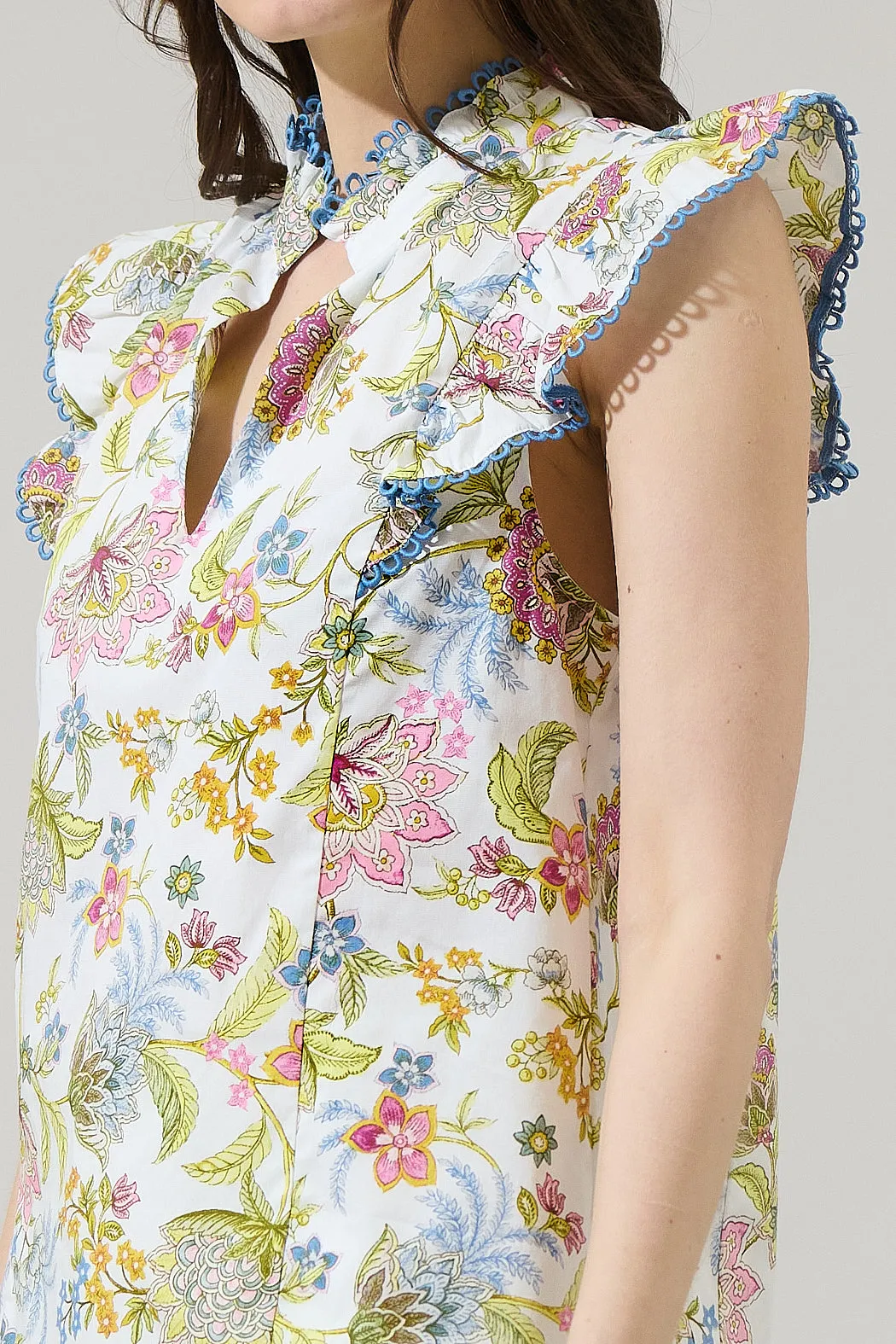 Pany Floral Rayen Ruffle Top sold by Sugarlips product image thumbnail 5