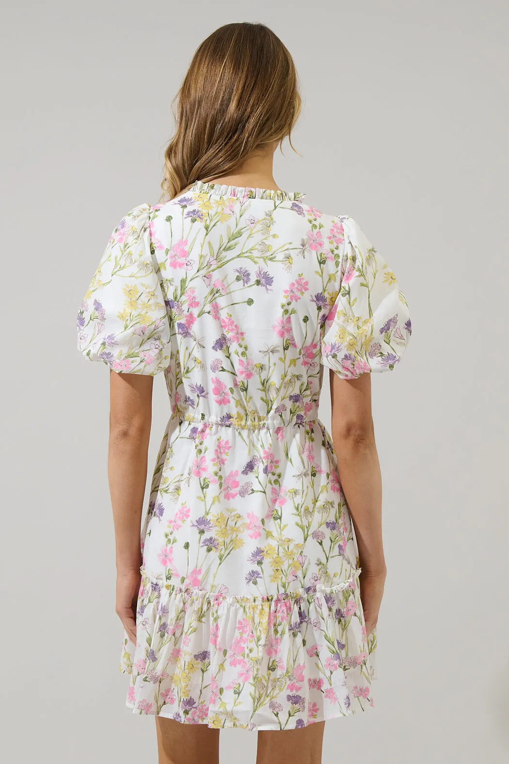 Lita Floral Noella Shift Mini Dress sold by Sugarlips product image thumbnail 2