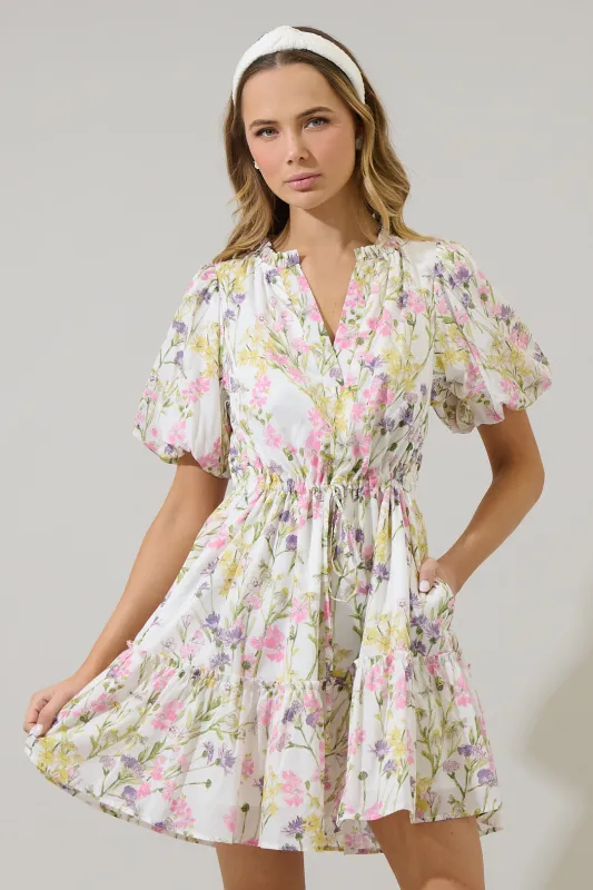 Lita Floral Noella Shift Mini Dress sold by Sugarlips