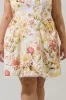 Zury Floral Katey Smocked Mini Dress Curve sold by Sugarlips