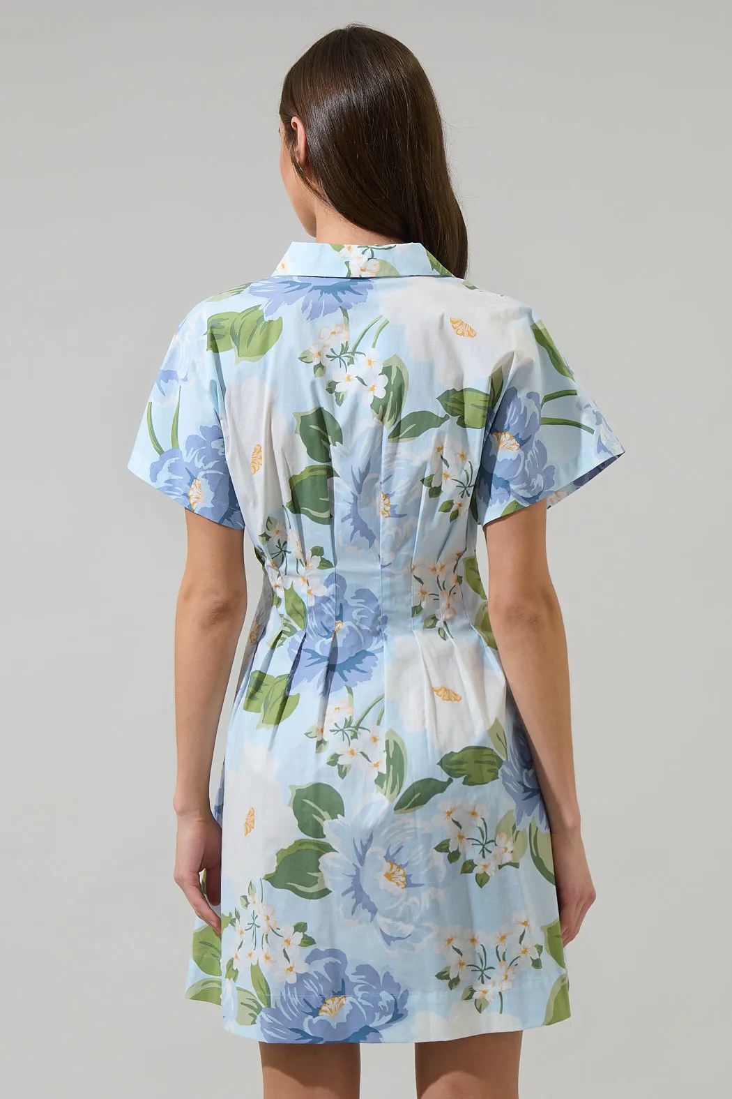 Sloane Floral Alix Mini Dress sold by Sugarlips product image thumbnail 2