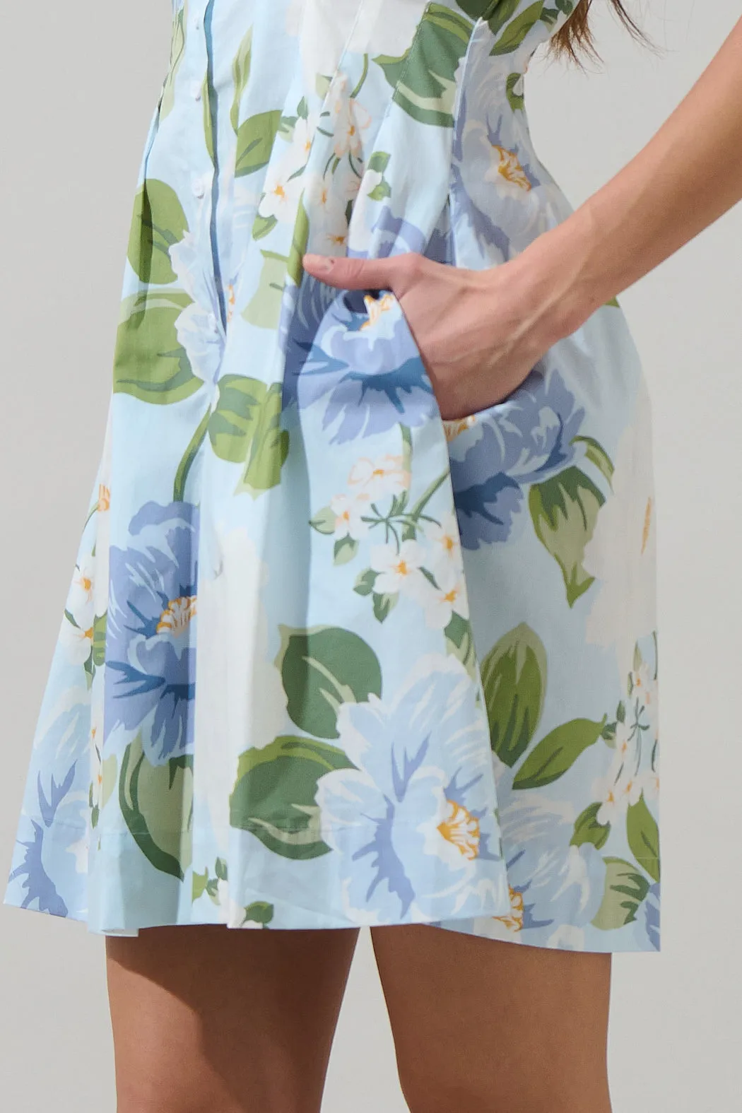 Sloane Floral Alix Mini Dress sold by Sugarlips product image thumbnail 5