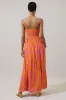 Kaci Floral Vin Smocked Maxi Dress sold by Sugarlips