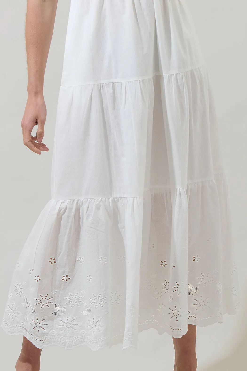 Aleah Sunfire Tiered Midi Dress sold by Sugarlips product image thumbnail 4