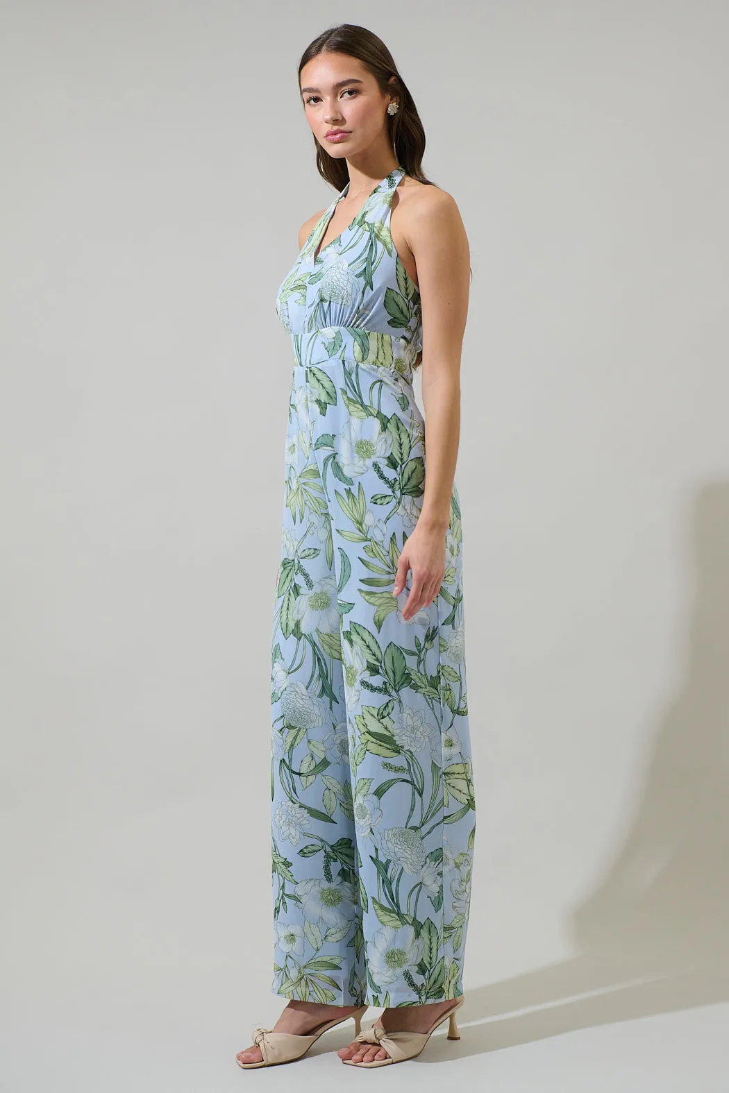 Serenade Bloom Trinidad Halter Jumpsuit sold by Sugarlips product image thumbnail 3