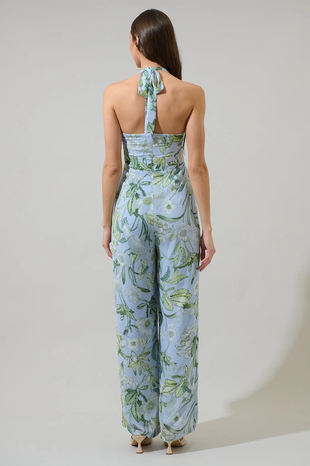 Serenade Bloom Trinidad Halter Jumpsuit sold by Sugarlips product image thumbnail 2