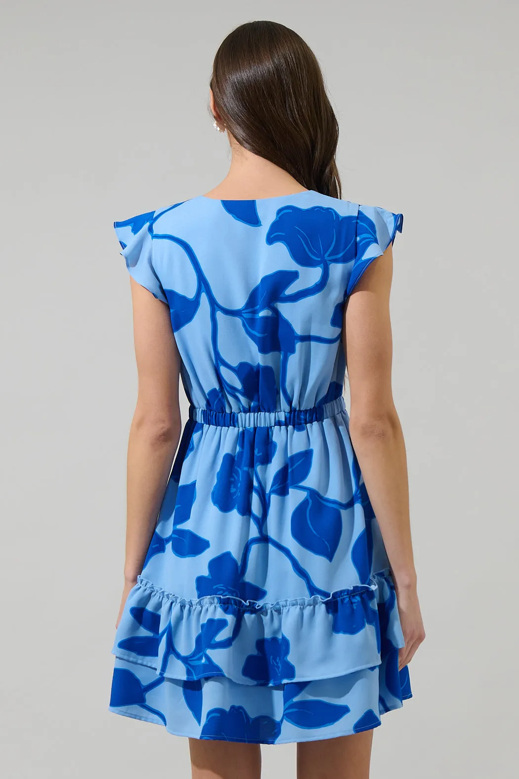 Ariya Garden Tiered Ruffle Mini Dress sold by Sugarlips product image thumbnail 2