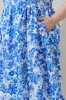 Carli Floral Alessi Puff Sleeve Midi Dress Curve sold by Sugarlips