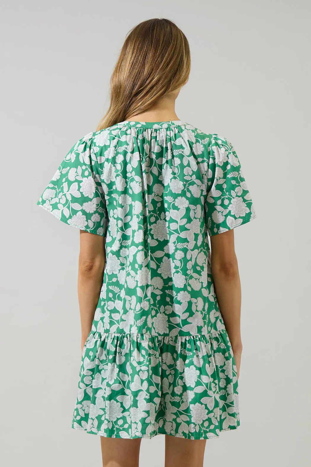 Baxley Floral Azari Shift Mini Dress sold by Sugarlips product image thumbnail 2