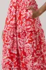 Hazen Floral Palmer Poplin Tiered Maxi Dress sold by Sugarlips